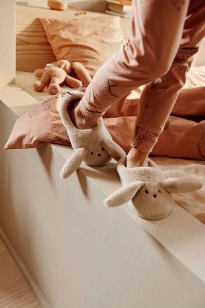 Liewood - Hausschuhe Kaninchen 'Aviaja Rabbit Slippers - Mist'
