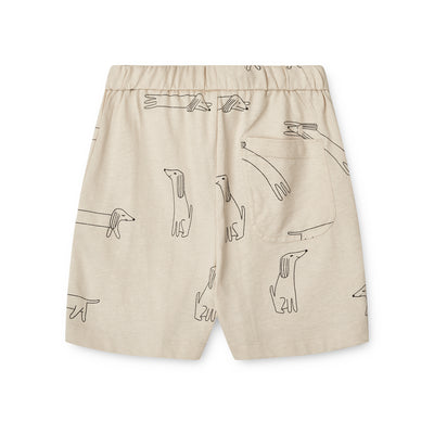 Liewood - Shorts 'Bako Printed Shorts - Dogs / Sandy'