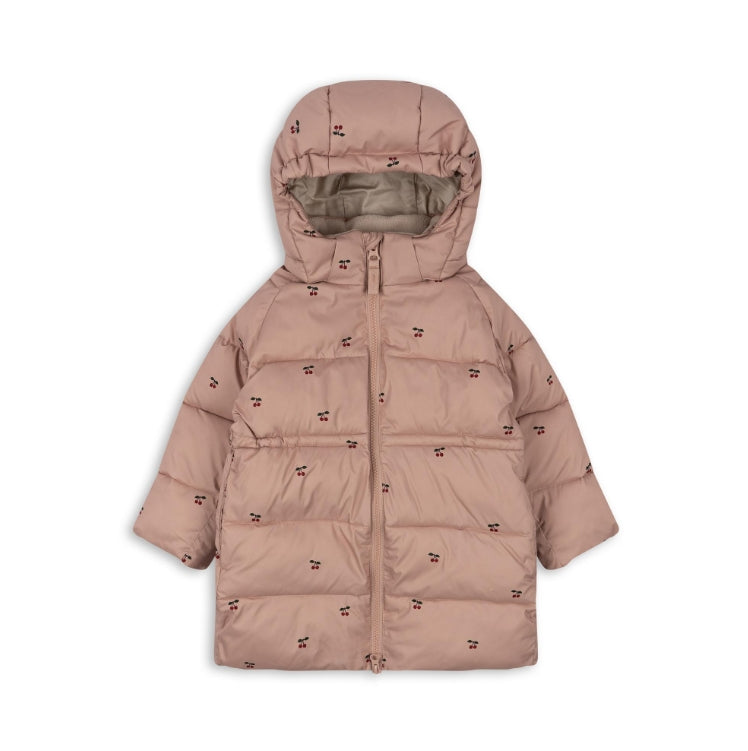 Konges slojd - Winterjacke mit Kirschen 'NUKA JACKET GRS - CHERRY BLUSH'