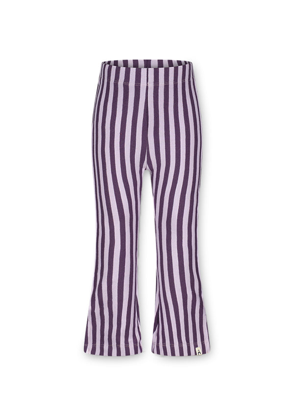 The New Chapter - Schlaghose Lila-gestreift 'Nena The New Chapter flared pants - Lilac Stripe'
