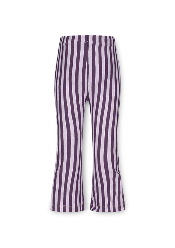 The New Chapter - Schlaghose Lila-gestreift 'Nena The New Chapter flared pants - Lilac Stripe'