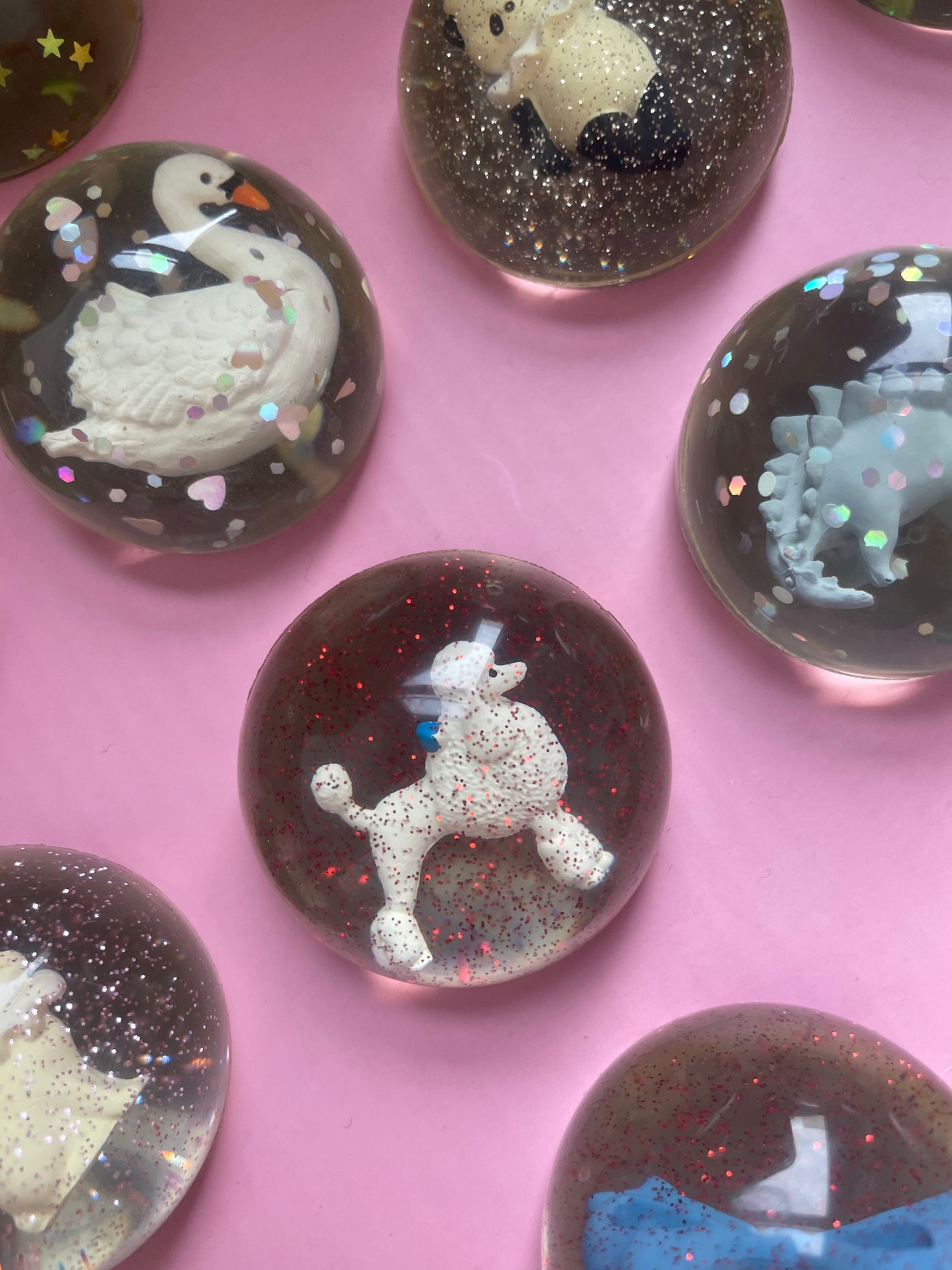 Konges Slojd - Flummi Ball mit Pudel Hund 'BOUNCHING BALL DISPLAY -  PUDEL'