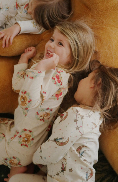 Konges Slojd - Weihnachtsset 'BASIC BLOUSE/PANTS SET GOTS - deer diary'