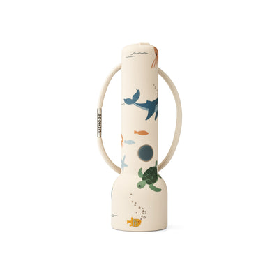 Liewood - Taschenlampe 'Gry Printed Flashlight - Sea creature / Sandy'