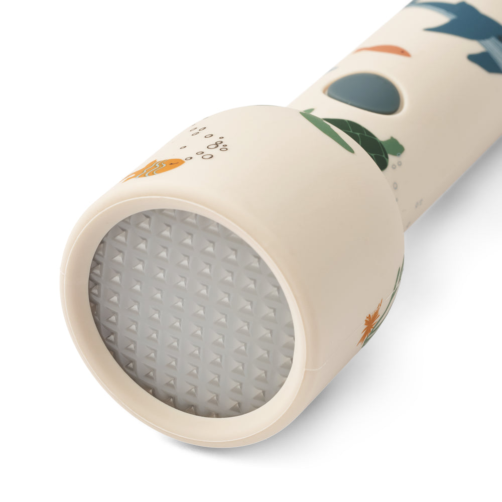 Liewood - Taschenlampe 'Gry Printed Flashlight - Sea creature / Sandy'