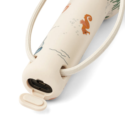 Liewood - Taschenlampe 'Gry Printed Flashlight - Sea creature / Sandy'