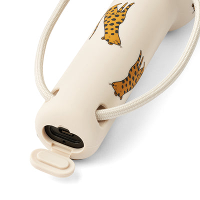 Liewood - Taschenlampe 'Gry Printed Flashlight - Leopard / Sandy'