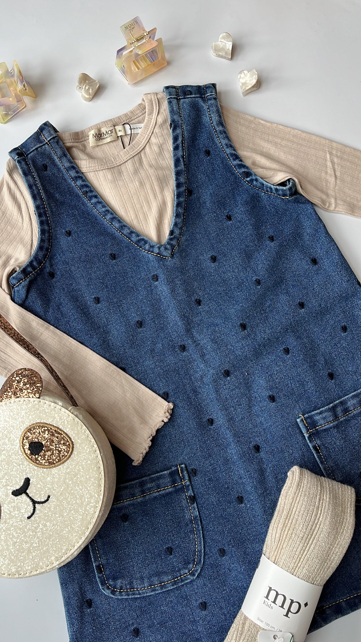 Marmar - Langarmshirt 'Tani, Micro Modal, tops, Kids - Cream Taupe'