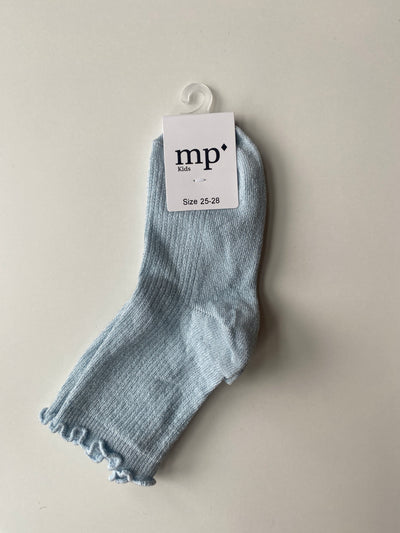 MP Denmark - Strümpfe Rosa Glitzer 'Doris glitter socks - Winter Sky'