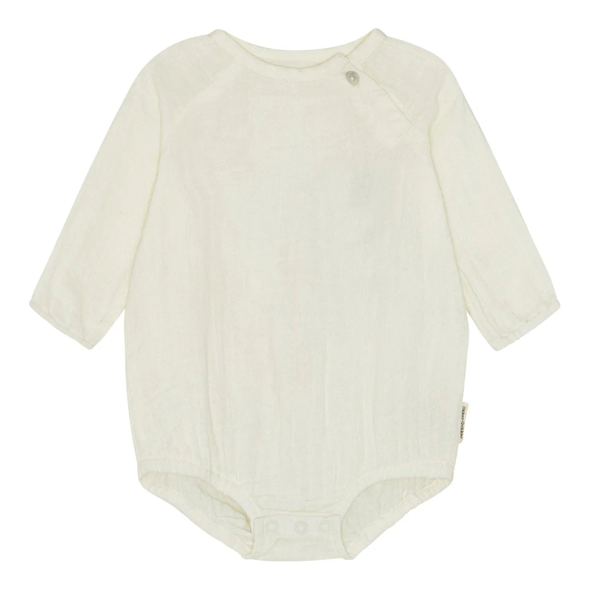 Okker-Gokker - Body aus Muslin 'MUSLIN BABY BODY/ROMPER - WHITE'