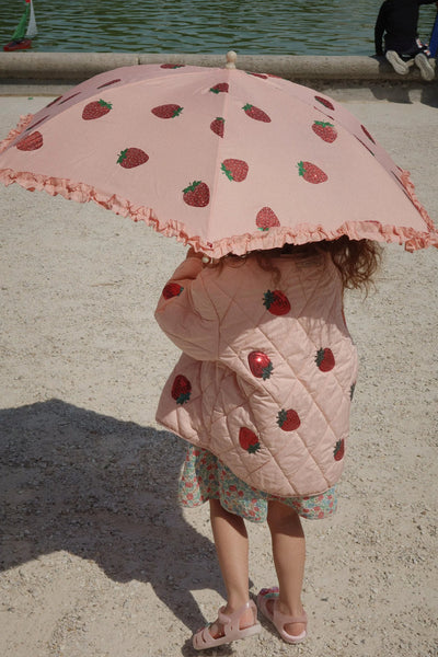 Konges Slöjd - Bomber Jacke mit Erdbeere 'FLORA JACKET - STRAWBERRY'