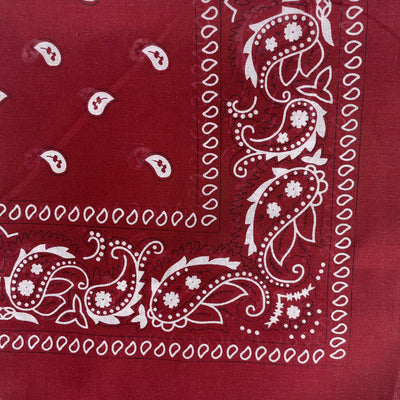Lulue - Schal 'Bandana - Dunkelrot'