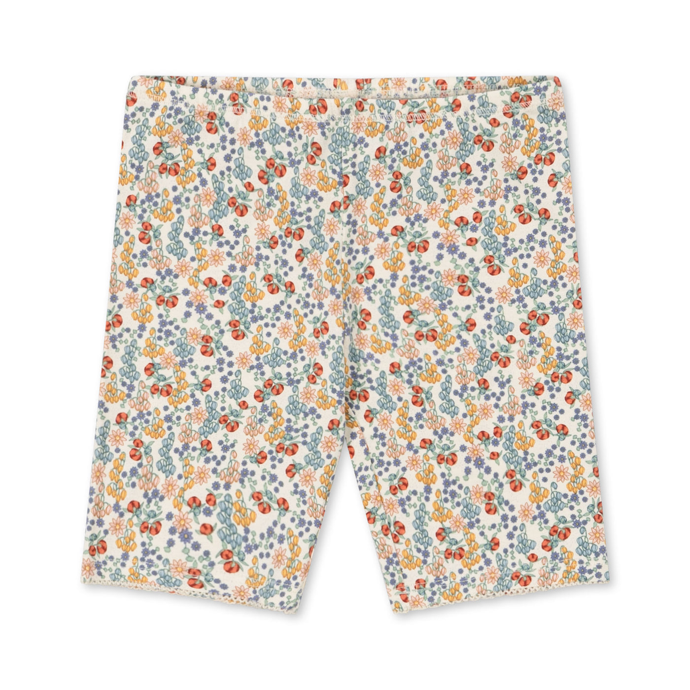 Konges Slojd - Radler mit Blumen 'BASIC SHORT LEGGINGS GOTS - BIBI FLEUR'