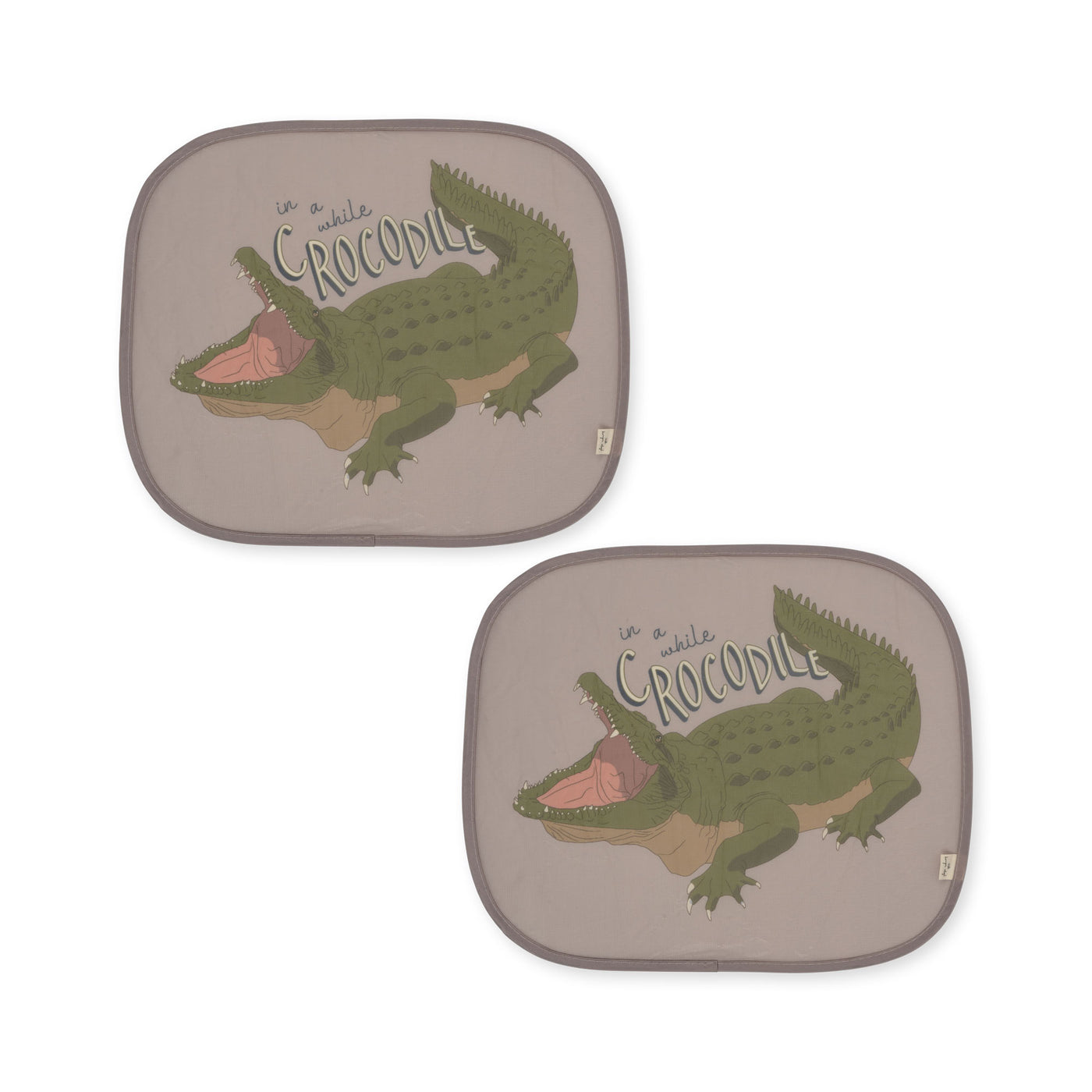 Konges Slojd - Auto Sonnenschutz '2 PACK CAR SUNSHADE - OXFORD TAN'