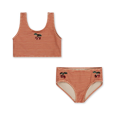 Konges Slojd - Bikini Glitzer Kirsche 'JADE SWIM BIKINI - GLITTER STRIPE'