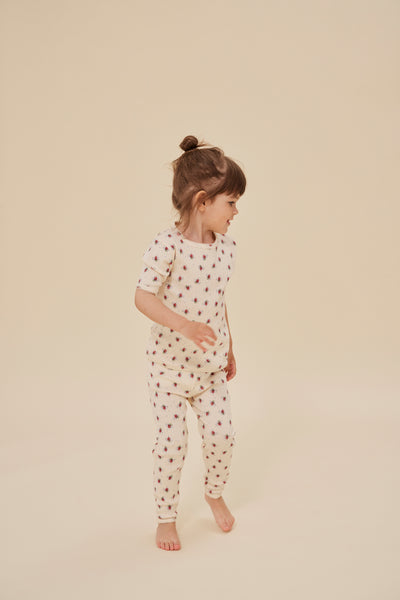 Konges Slojd - Leggings 'MINNIE PANTS GOTS - VITA ROSA MINI'