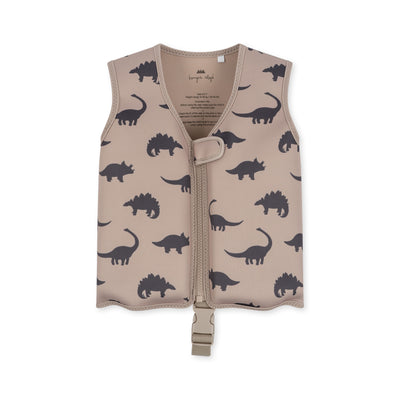 Konges Slojd - Schwimmweste mit Dino 'NEOPRENE FLOAT VEST - DINO SILHOUETTE'