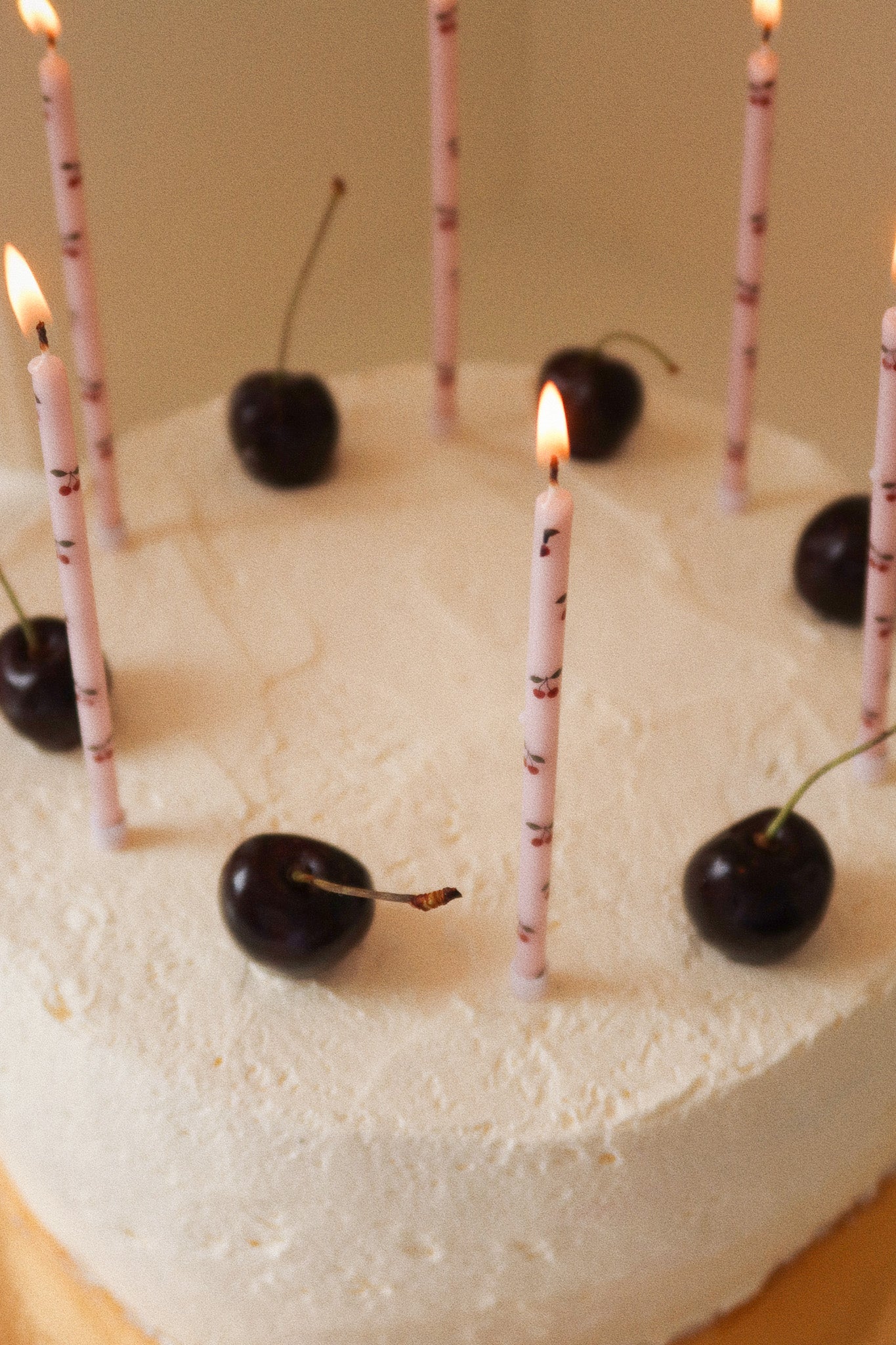 Konges Slojd - Geburtstags Kerzen 'BIRTHDAY CANDLES PRINT - CHERRY'