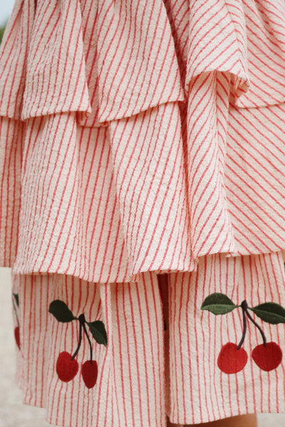 Konges Slojd - Kleid mit Streifen 'ELLIE DRESS GOTS -  AMOUR STRIPE'