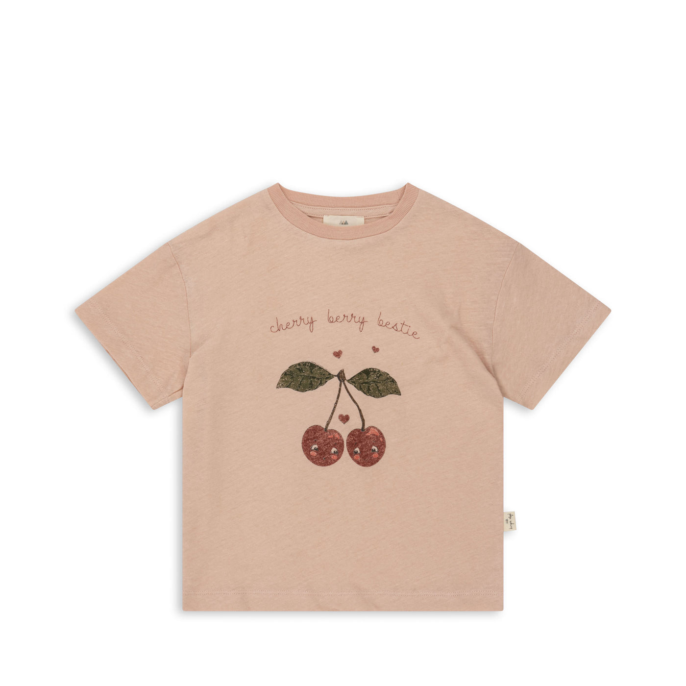 Konges Slojd - T-shirt mit Kirschen 'ERA TEE OCS - CAMEO ROSE'