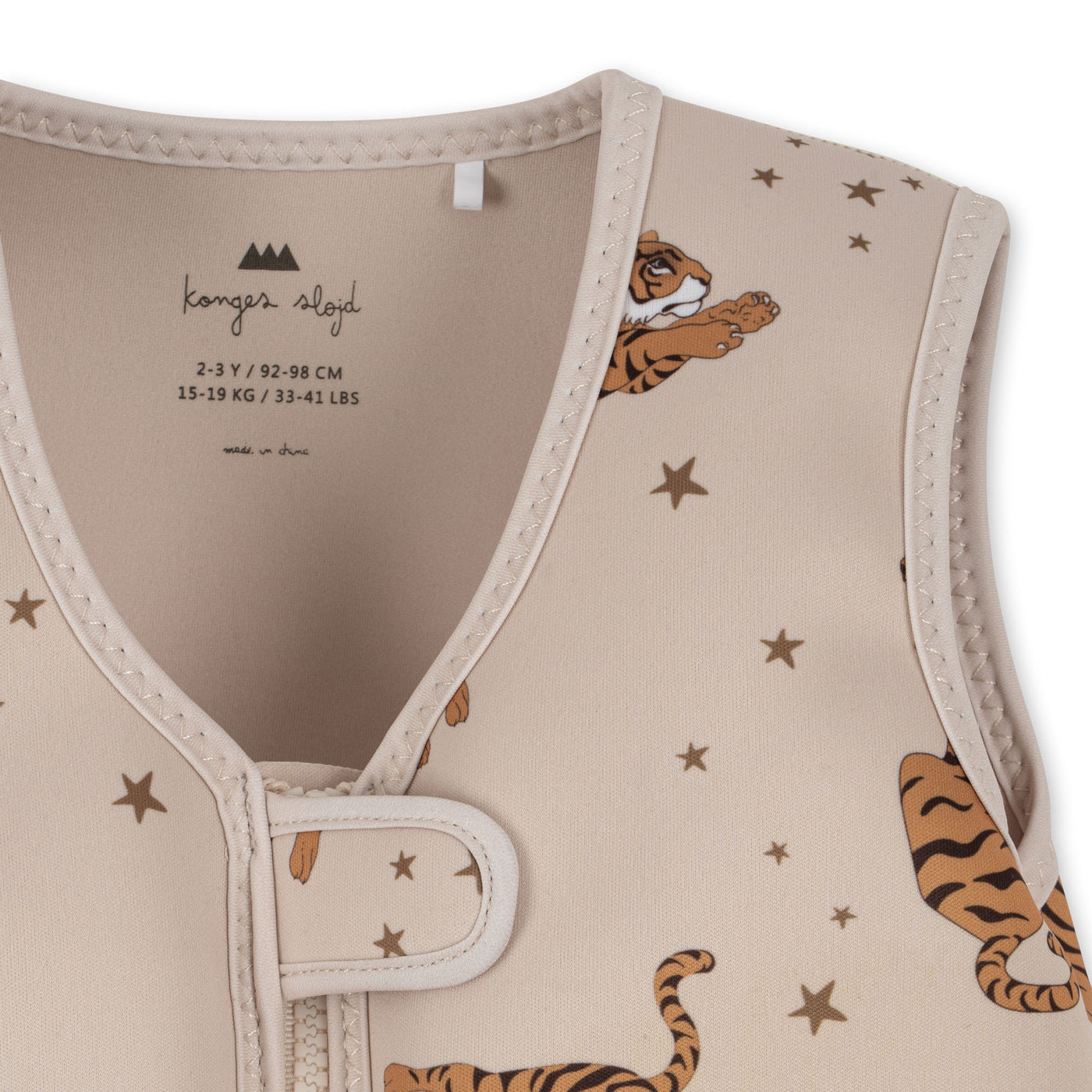 Konges Slojd - Schwimmweste mit Tigern 'NEOPRENE FLOAT VEST - TIGER'