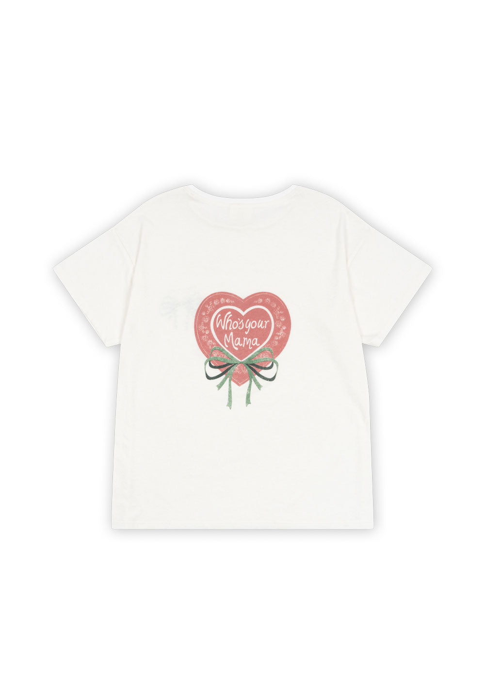 Konges Slojd - Mama T-shirt 'WHO'S YOUR MAMA TEE OCS - ANTIQUE WHITE'