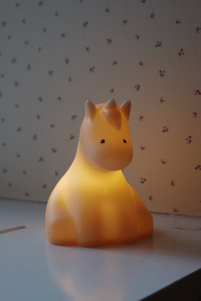 Konges Slojd - Kinderlampe Einhorn 'UNICORN SILICONE LAMP - SHELL'