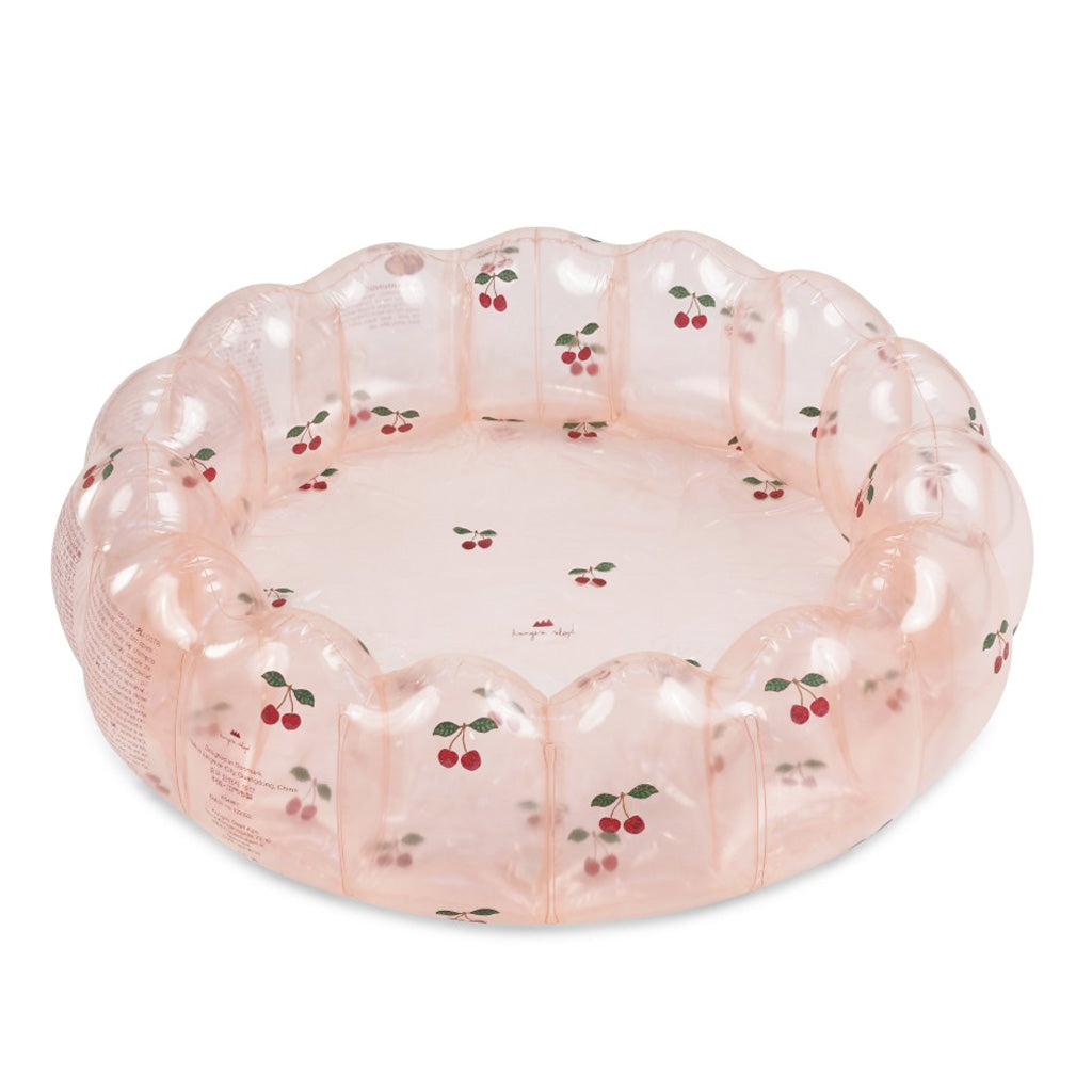 Konges Slojd - Planschbecken Klein 'SMALL SHELL POOL TRANSPARENT - Mon Grand Cherry'