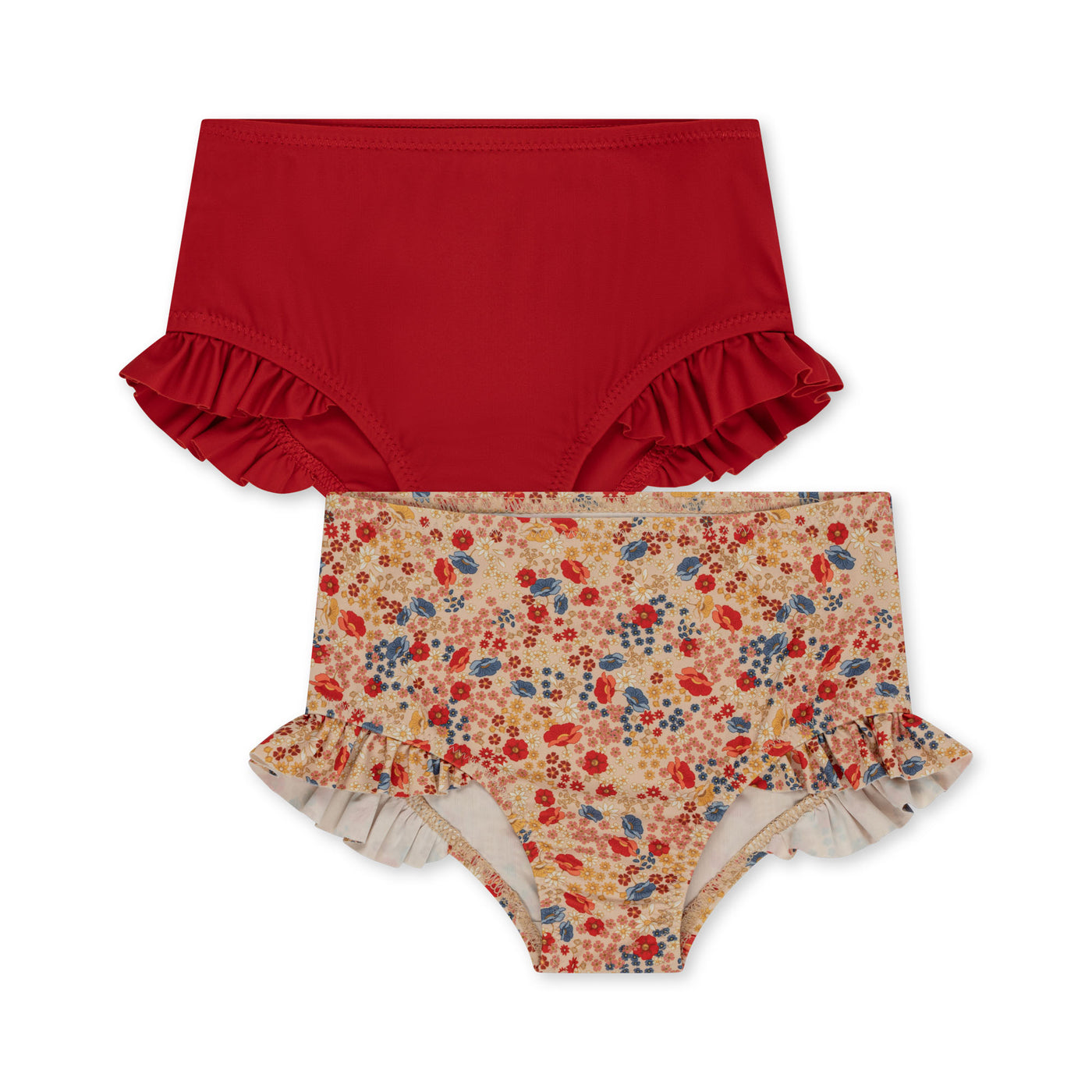 Konges Slojd - 2 Bikinihosen '2 PACK MANUCA BIKINI PANTS - VILLETTA/BARBADOS CHERRY'