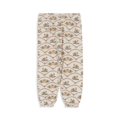 Konges Slojd - Hose mit Schwänen 'CHLEO PANTS GOTS - SWAN'