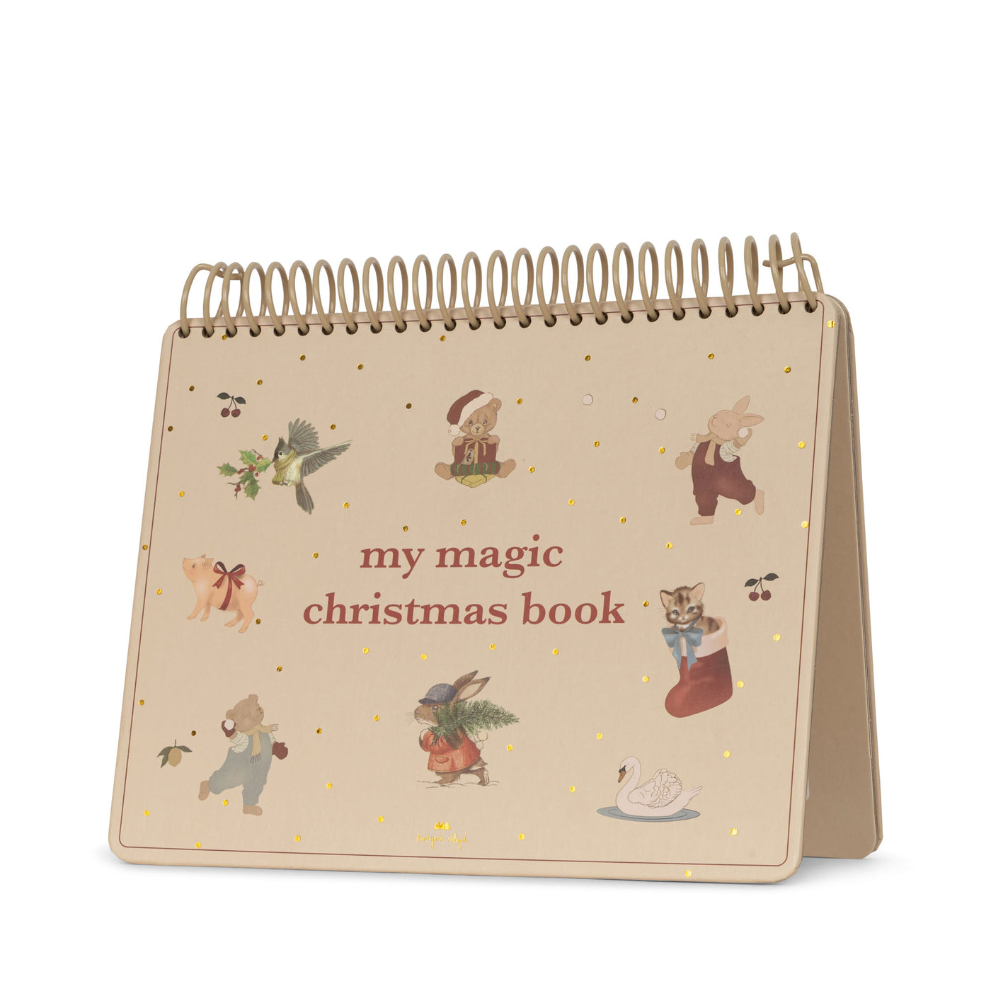 Konges Slojd - Wassermalbuch mit Weihnachtsmotiven 'MAGIC WATER BOOK FSC  - CHRISTMAS RED'