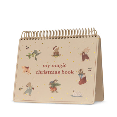 Konges Slojd - Wassermalbuch mit Weihnachtsmotiven 'MAGIC WATER BOOK FSC  - CHRISTMAS RED'