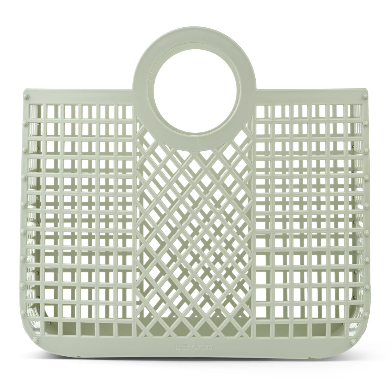 Liewood - Strand Tasche, Große Korb - 'Bloom basket - Dusty Mint'