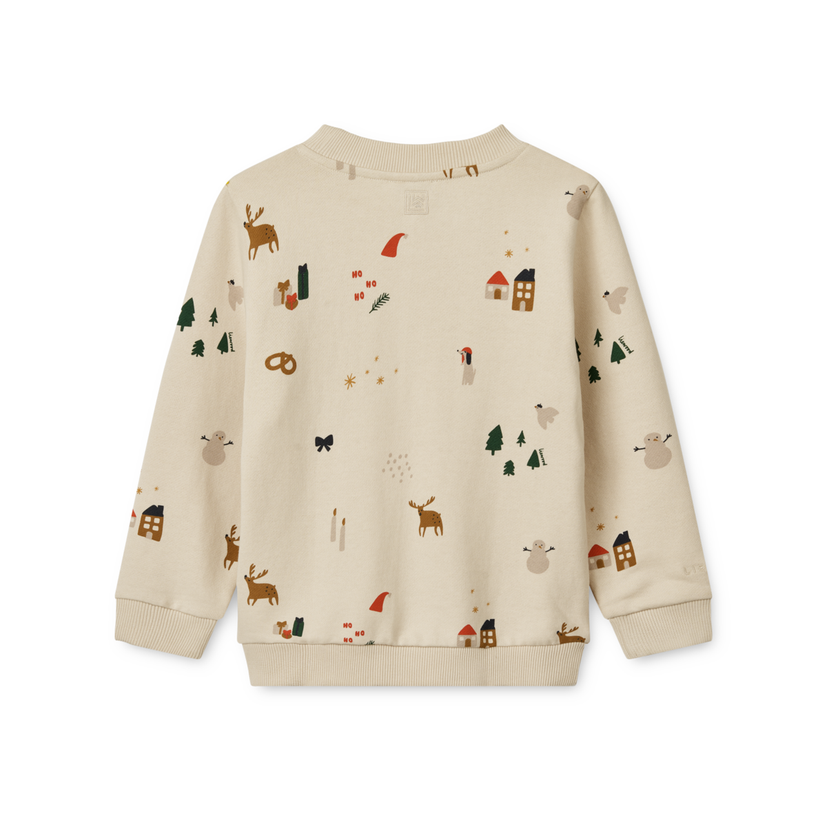 Liewood - Sweatshirt mit Weihnachtsmotiv 'Thora Printed Sweatshirt - Holiday / Sandy'