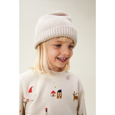 Liewood - Sweatshirt mit Weihnachtsmotiv 'Thora Printed Sweatshirt - Holiday / Sandy'