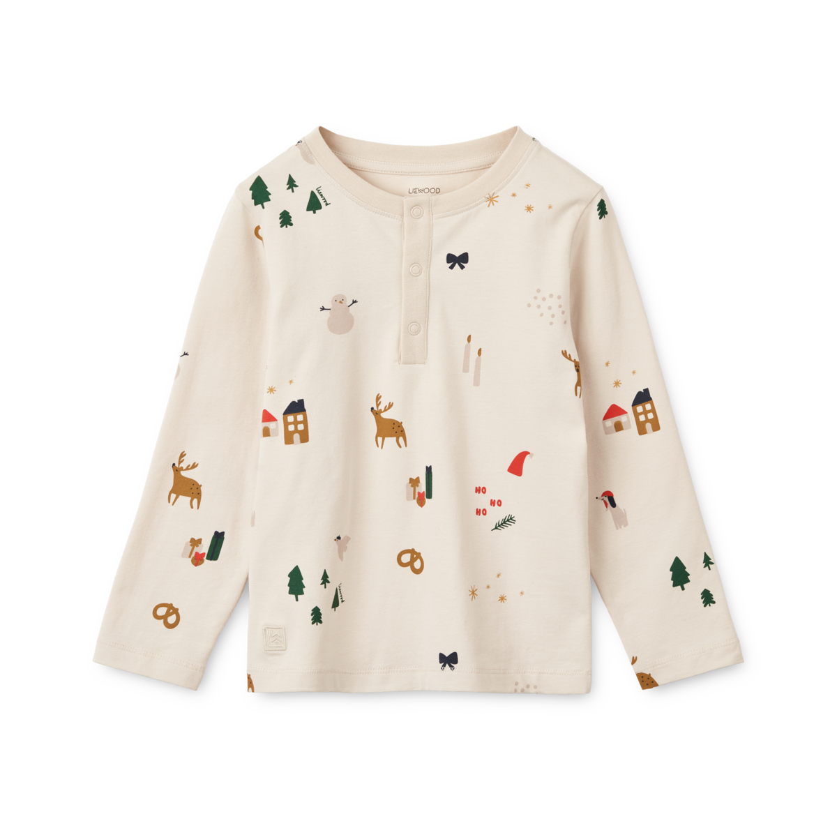 Liewood - Weihnachtsset 'Wilhelm Printed Pyjamas Set - Holiday / Sandy'