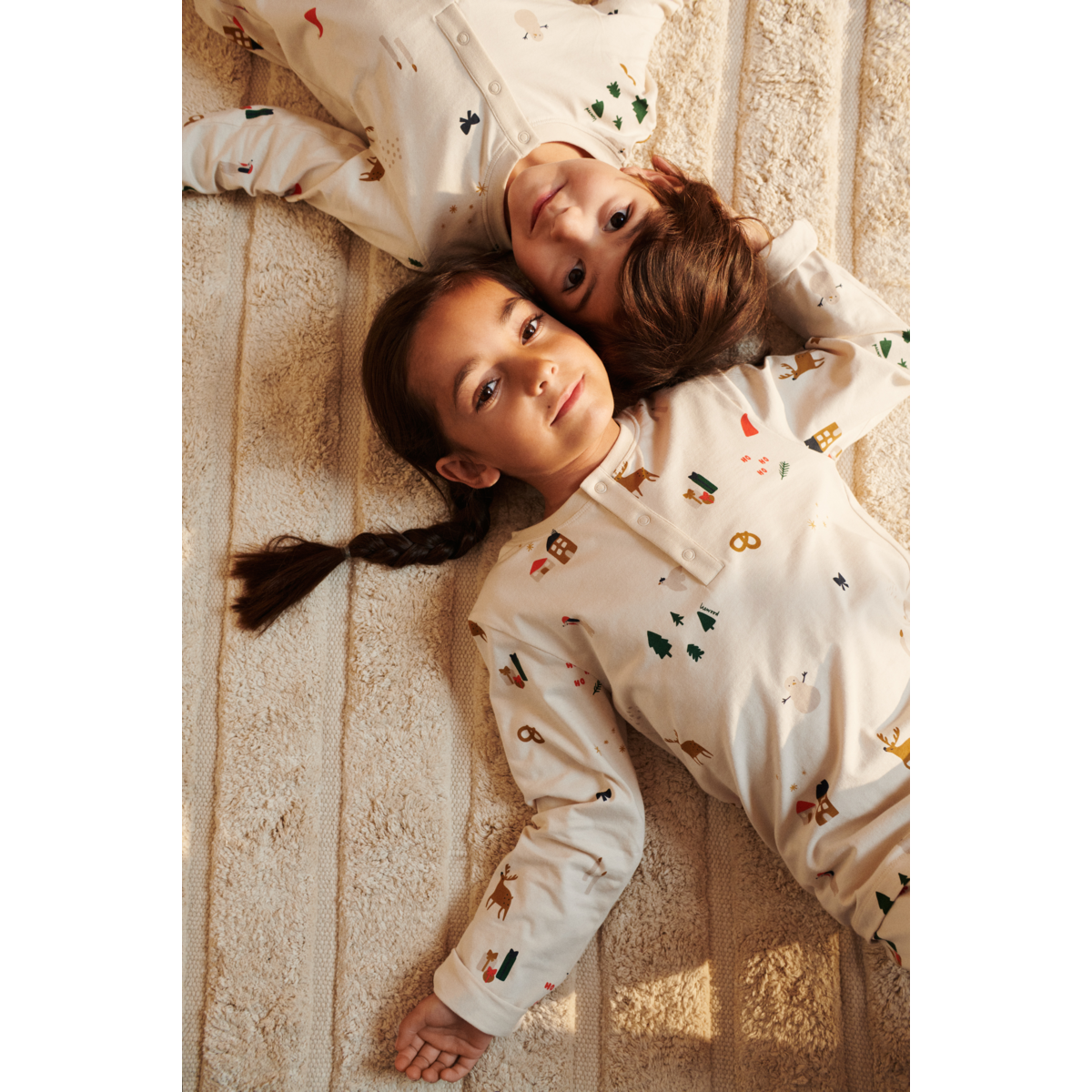 Liewood - Weihnachtsset 'Wilhelm Printed Pyjamas Set - Holiday / Sandy'