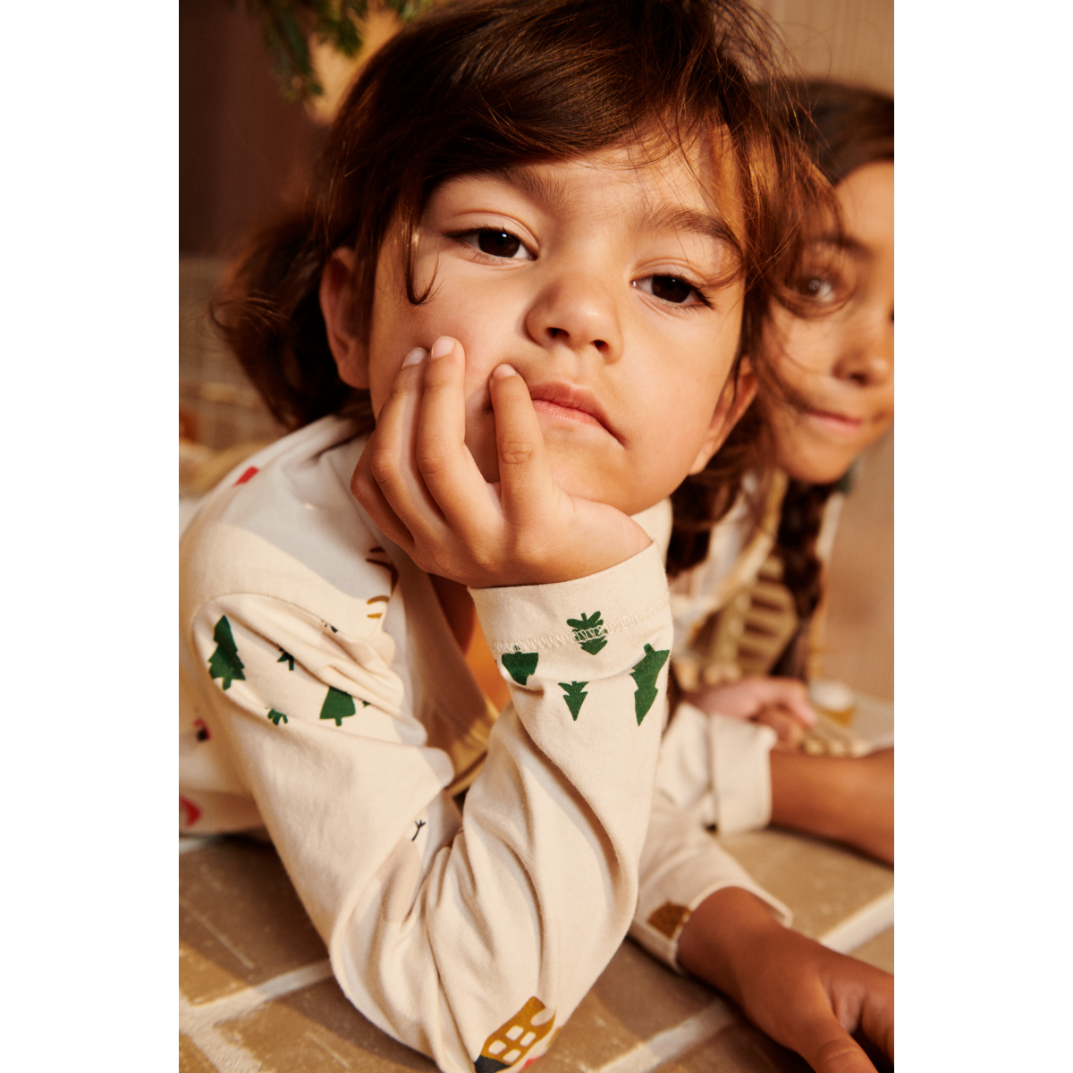 Liewood - Weihnachtsset 'Wilhelm Printed Pyjamas Set - Holiday / Sandy'