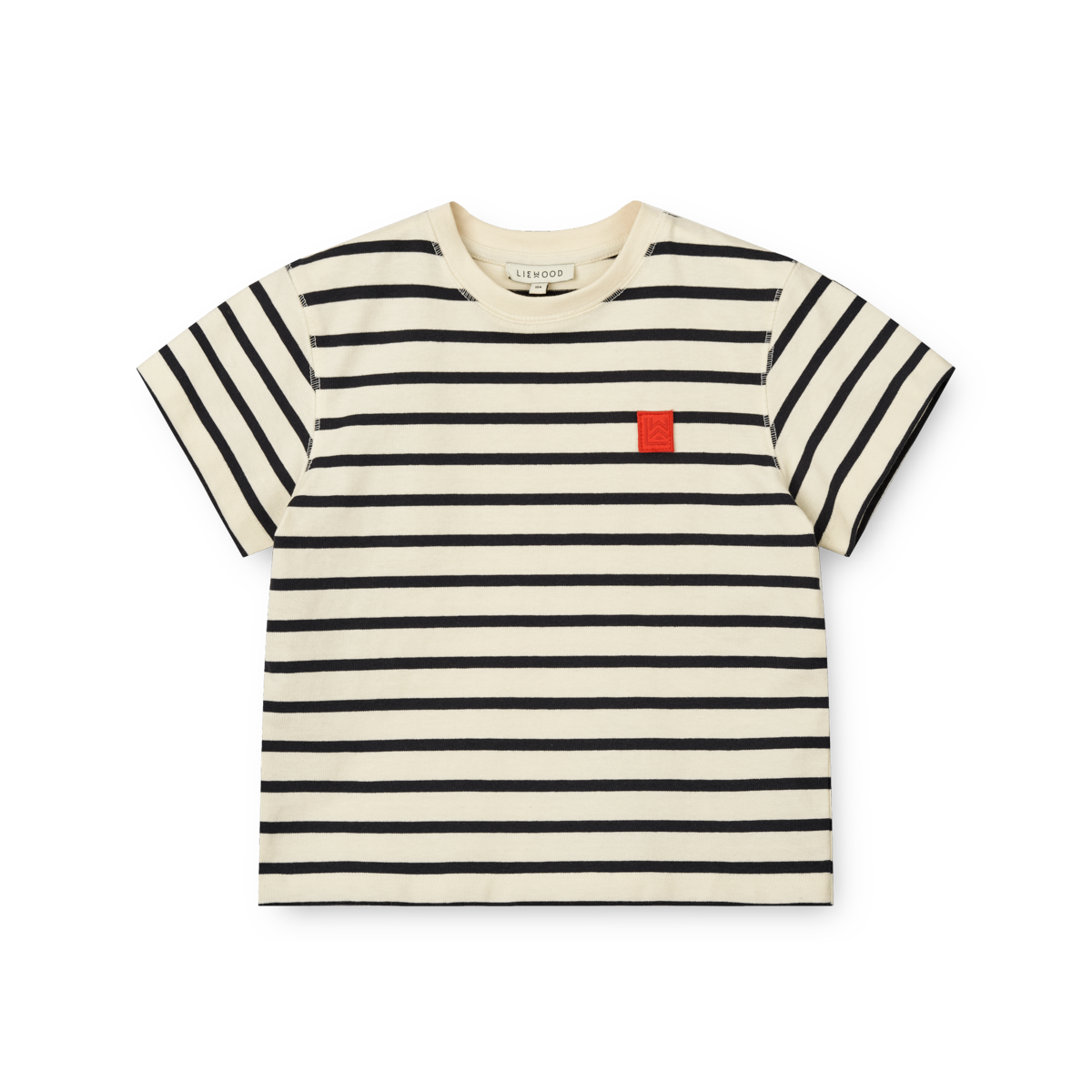 Liewood - T-shirt 'Sixten Stripe Shortsleeve T-shirt - stipes Classic navy / Creme de la creme'