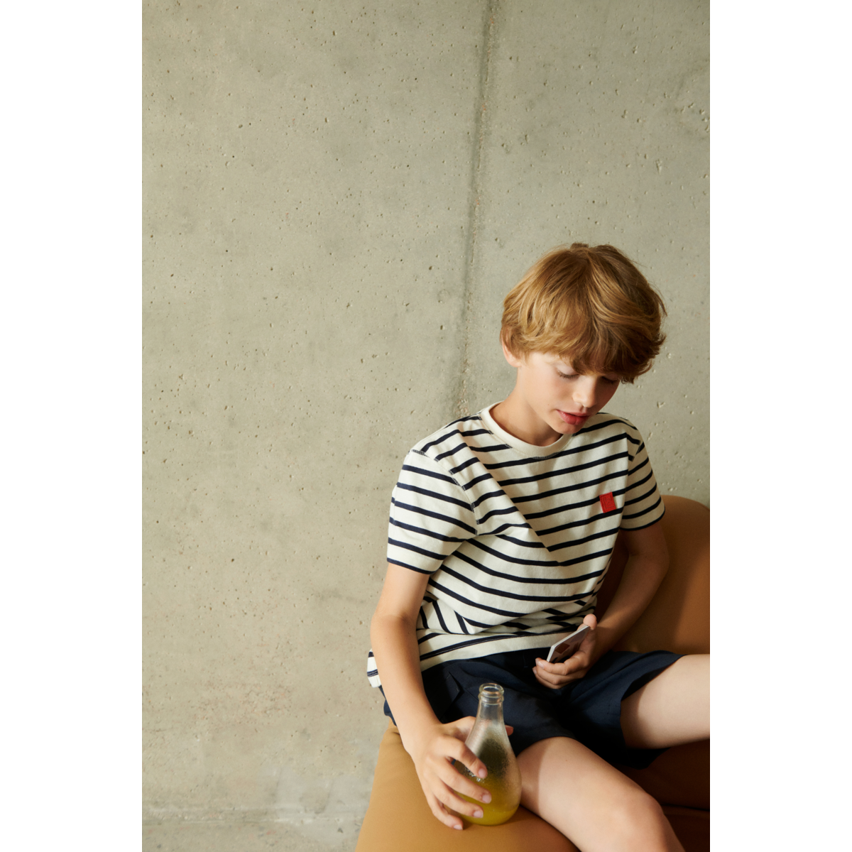 Liewood - T-shirt 'Sixten Stripe Shortsleeve T-shirt - stipes Classic navy / Creme de la creme'