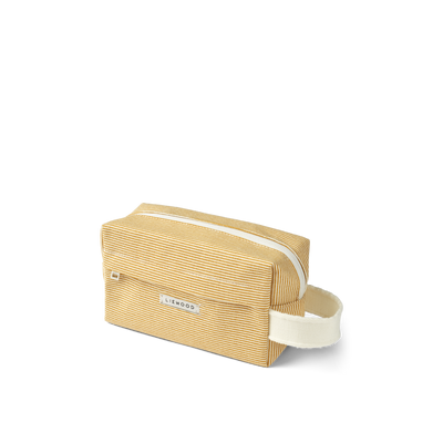Liewood - Federmappe 'Trine Cotton Organizer Bag - Stripe Yellow Mellow/ Creme de la creme'