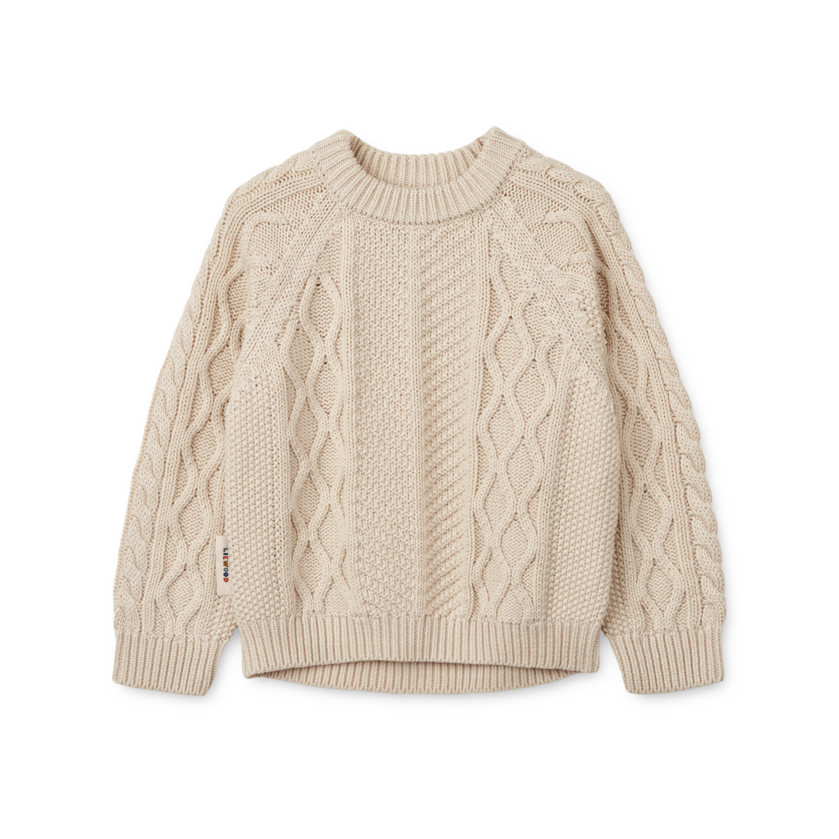 Liewood - Pullover aus Wolle 'Callio Knit Jumper - Sandy melange'