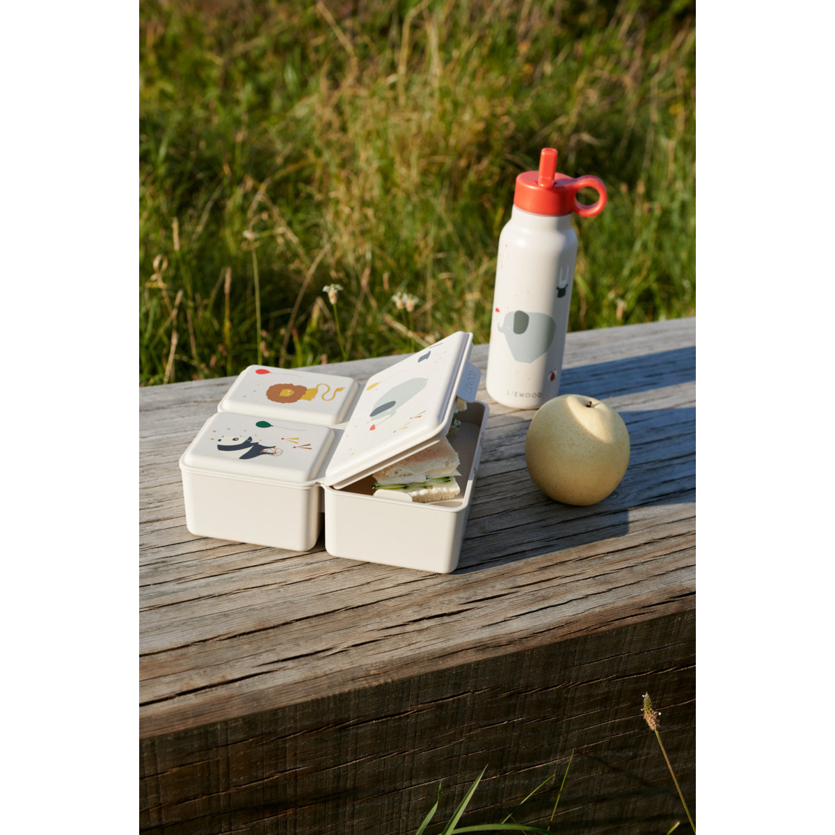 Liewood - Trinkflasche 'Falk water bottle 350 ml - Circus / Sandy'