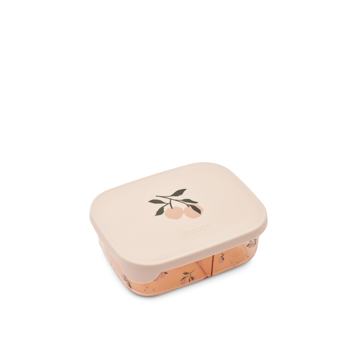 Liewood - Brotdose mit Pfirsche 'Arthur Tritan Lunch Box - Peach / Sea shell'