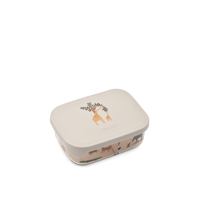 Liewood - Brotdose mit Safari Tiere 'Arthur Tritan Lunch Box - All together / Sandy'