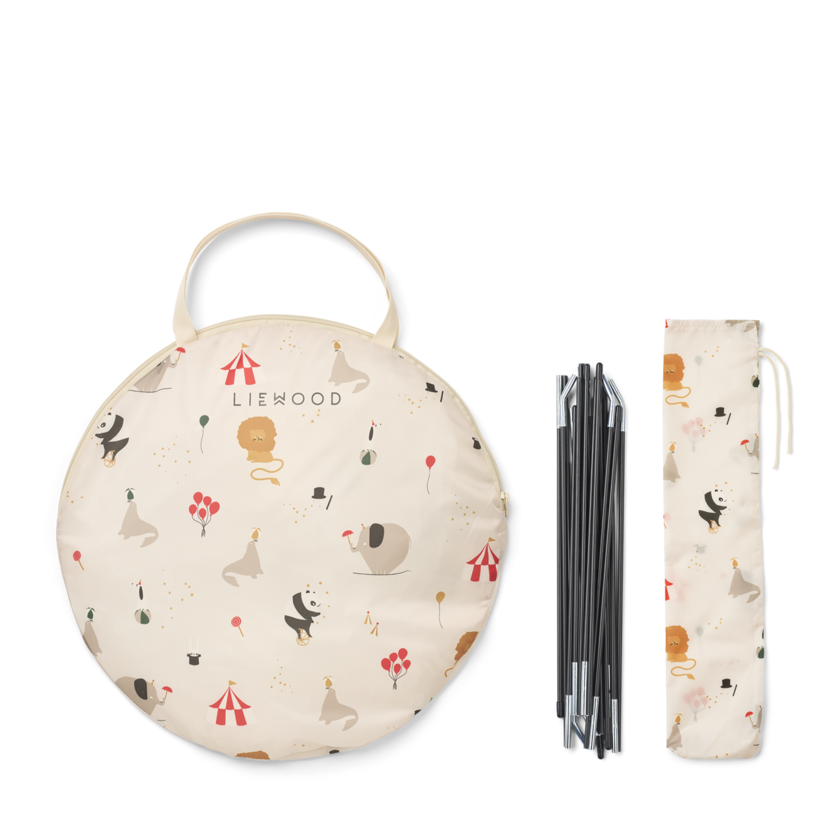 Liewood - Spielzelt- 'Oaks Pop Up Playtent -ONE SIZE, Circus, Sandy'