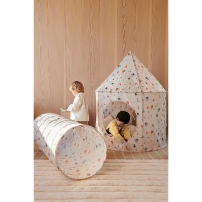 Liewood - Spielzelt- 'Oaks Pop Up Playtent -ONE SIZE, Circus, Sandy'