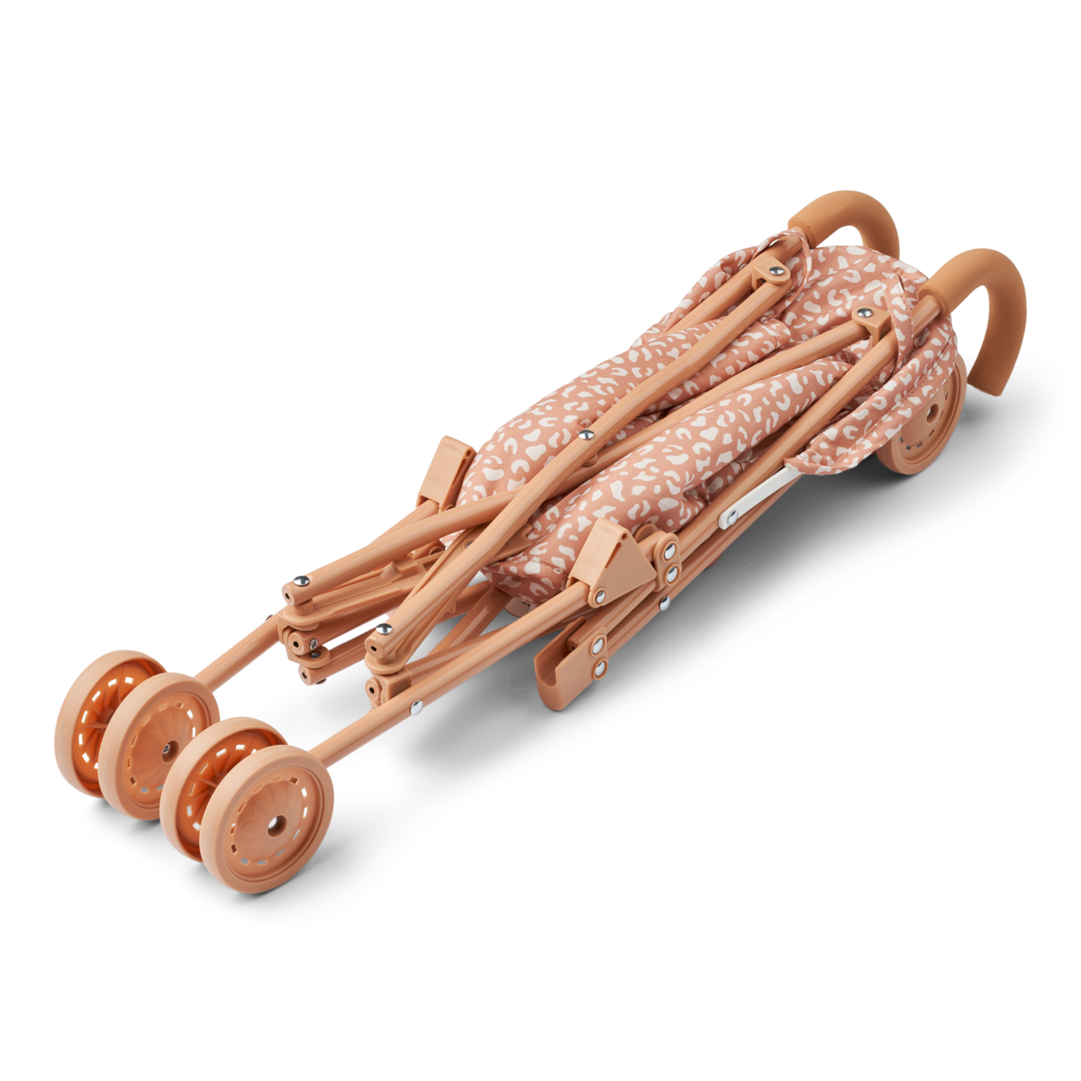 Liewood - Kinderwagen 'Elsie Doll Stroller - Mini leo / Tuscany rose'