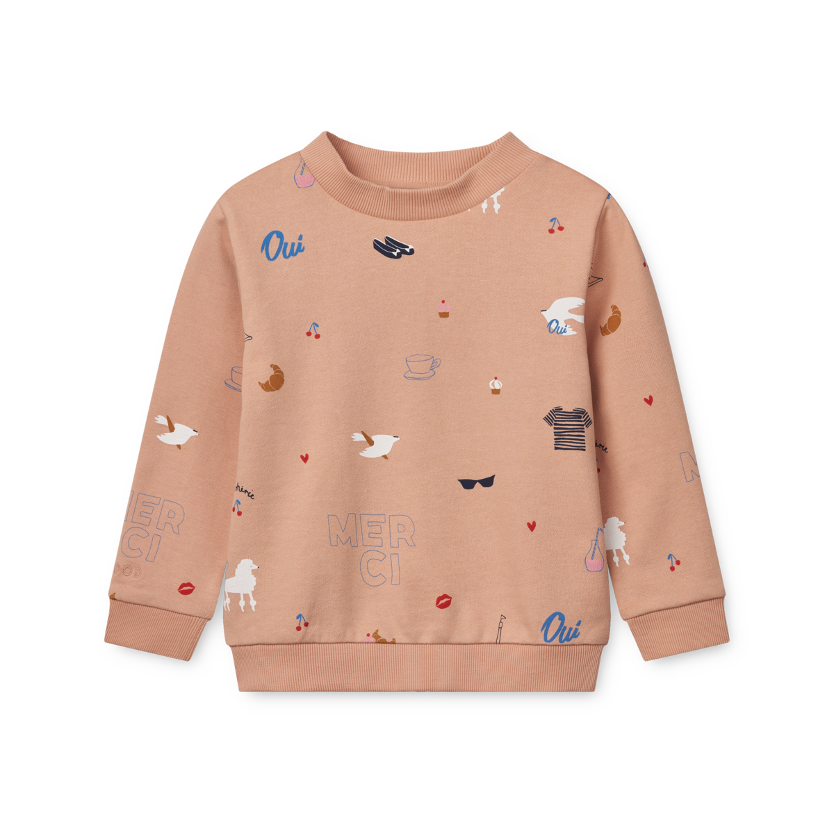 Liewood - Sweatshirt mit Paris 'Thora Placement Sweatshirt - Paris / Pale tuscany'