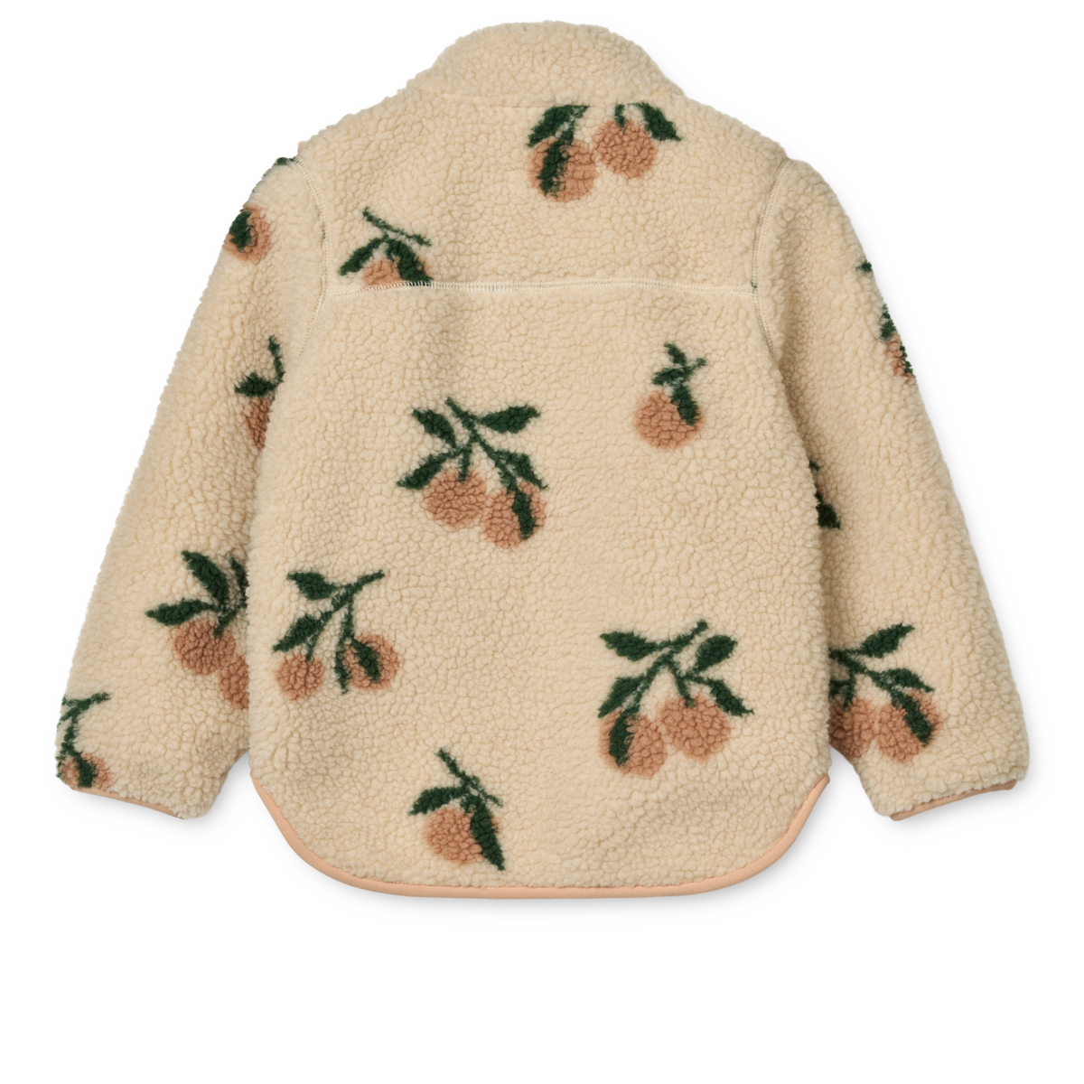 Liewood - Fleece Jacke für Kinder Pfirsche 'Nolan Pile Jacket - Peach / Sea shell'